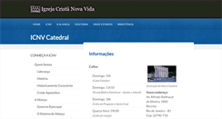 Desktop Screenshot of icnvcatedral.com.br
